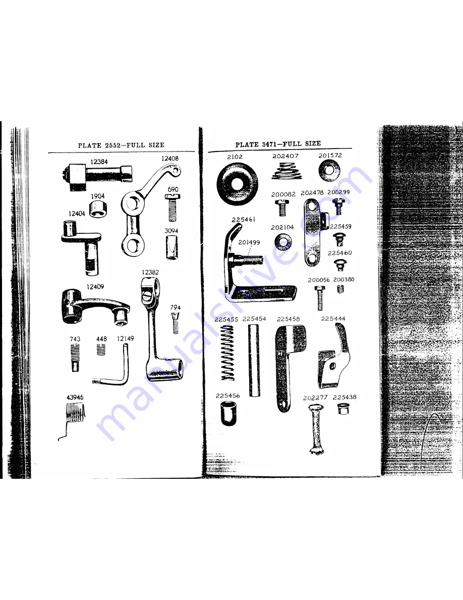 Singer 44-81 List Of Parts Download Page 26