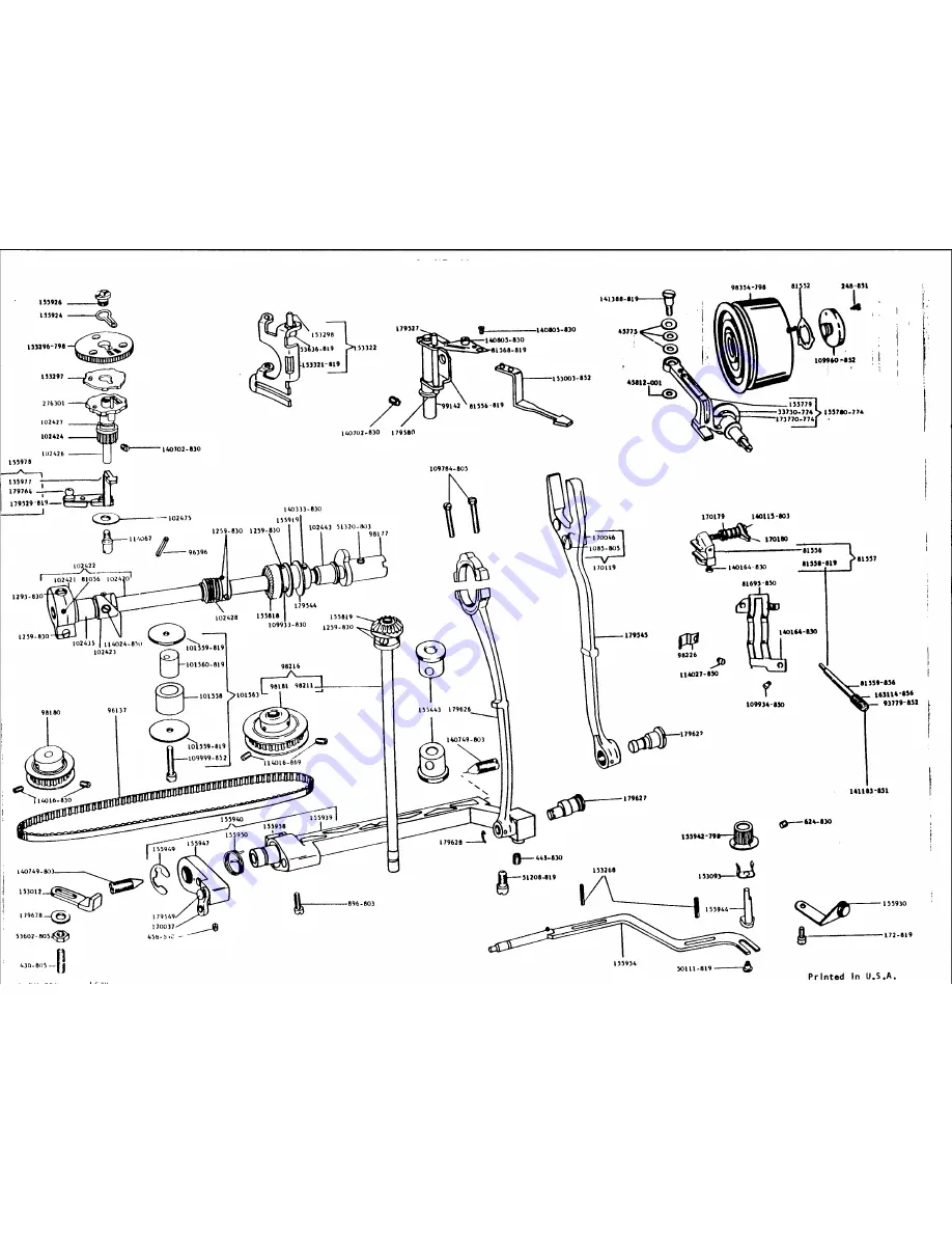 Singer 457K Parts List Download Page 4