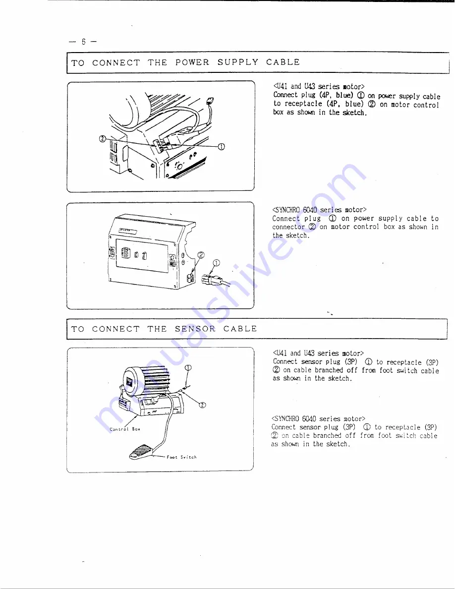 Singer 596U2100A Скачать руководство пользователя страница 7