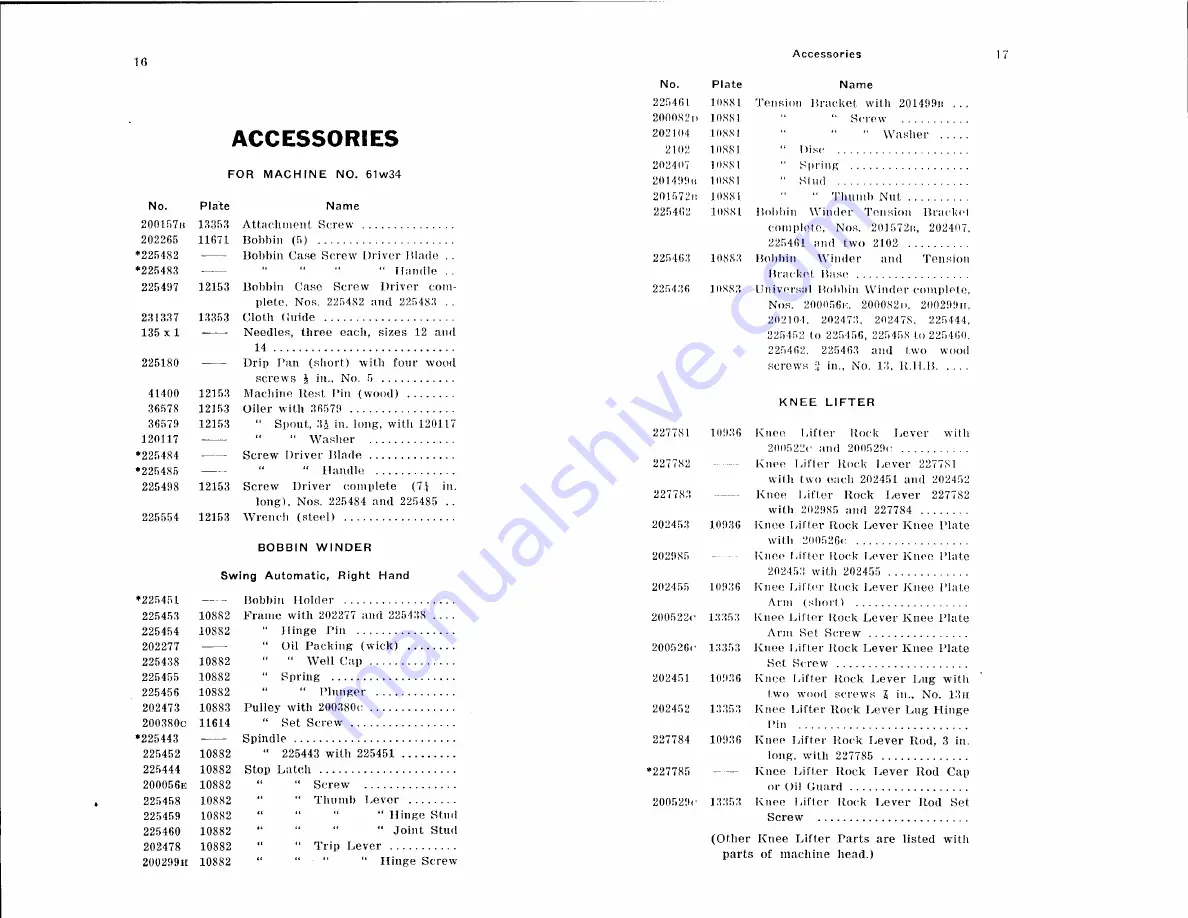 Singer 61w104 Manual Download Page 8