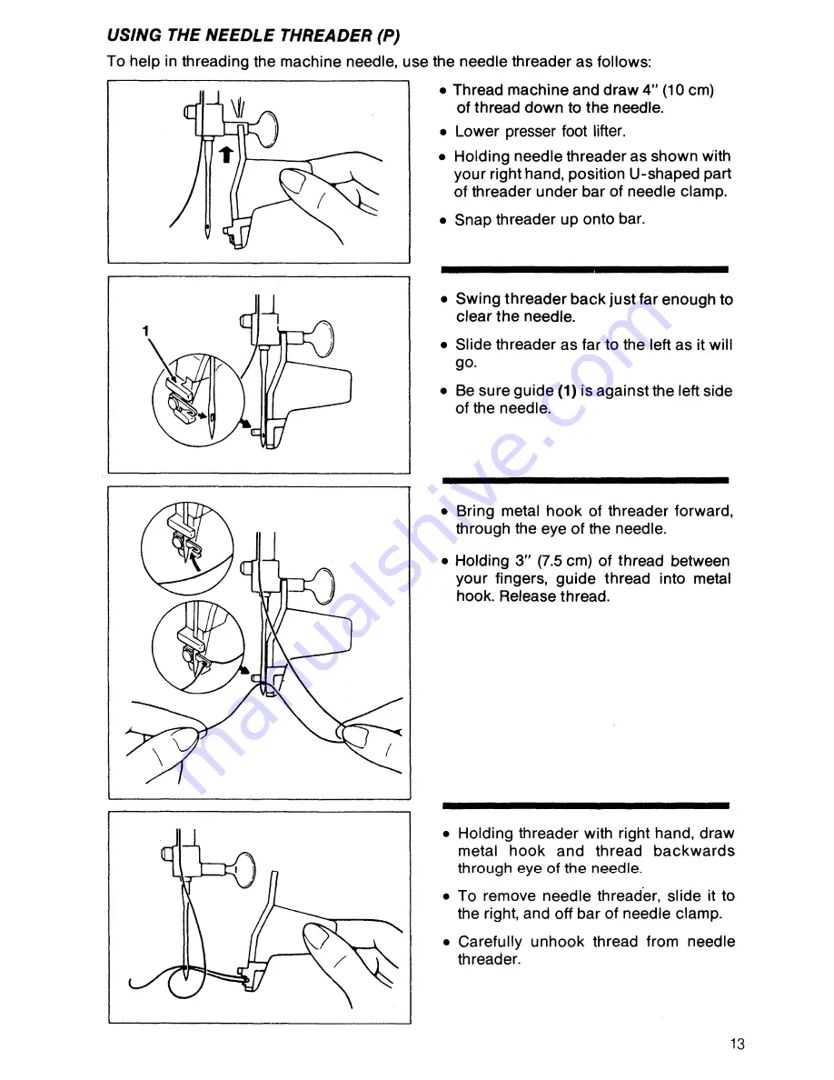 Singer 62-35 Owner'S Manual Download Page 15