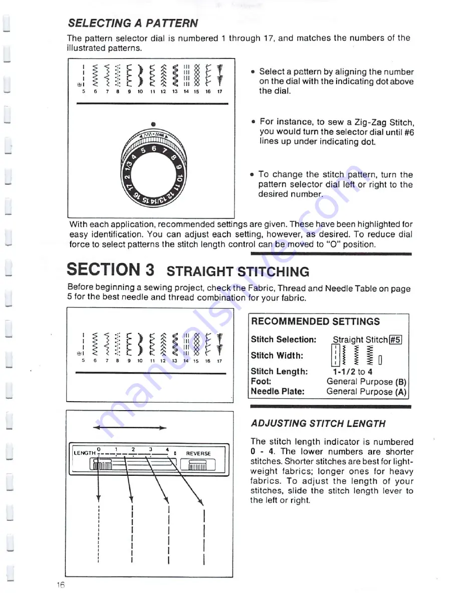 Singer 6234 User Manual Download Page 18