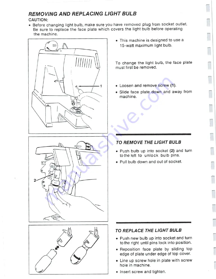 Singer 6234 User Manual Download Page 35