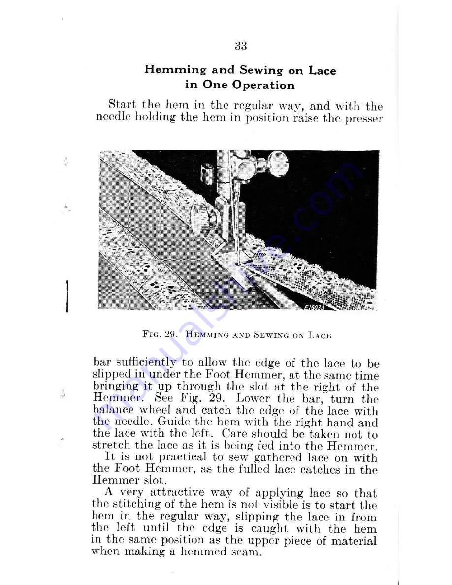 Singer 66-18 Instructions Manual Download Page 35