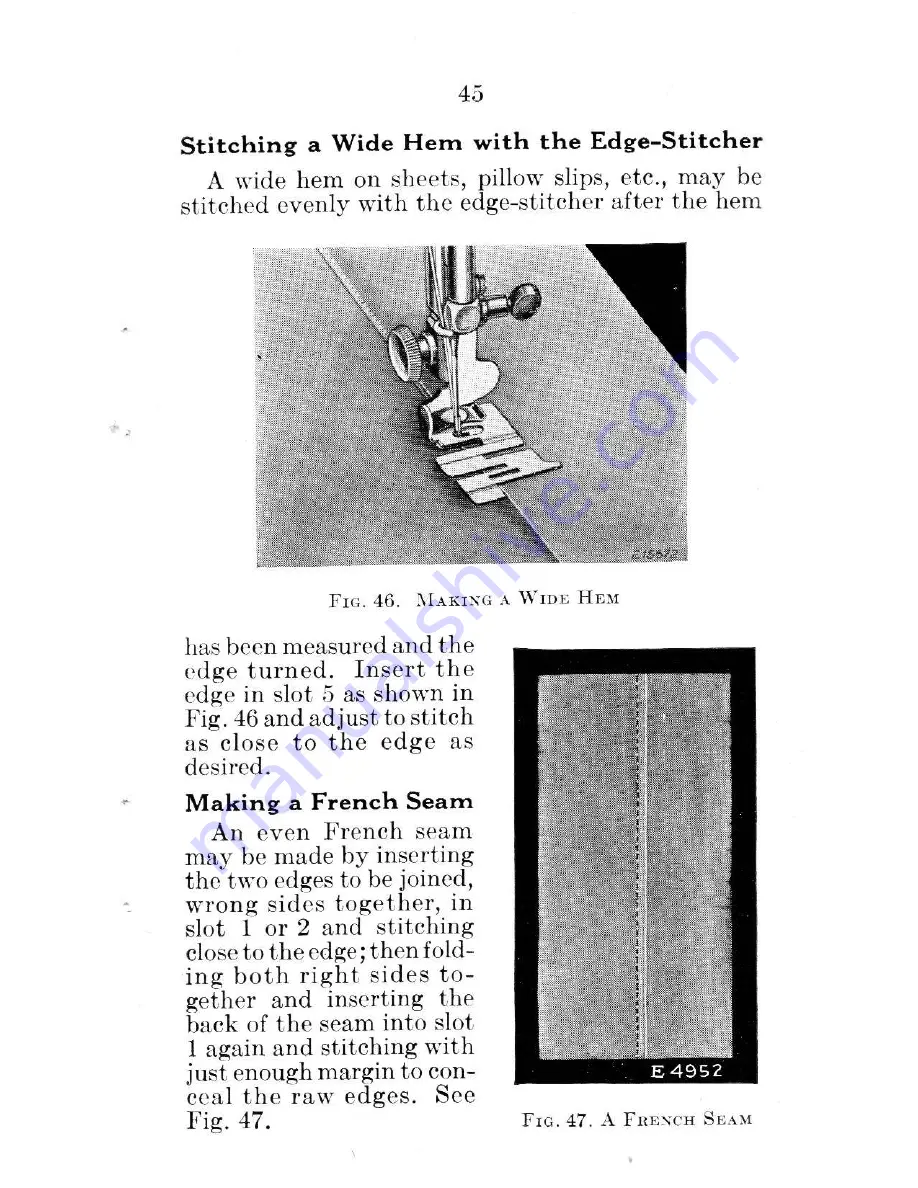 Singer 66-18 Instructions Manual Download Page 47