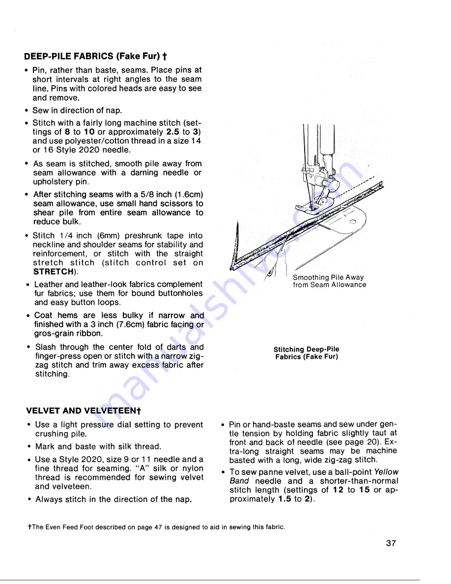 Singer 6704 Instructions Manual Download Page 39