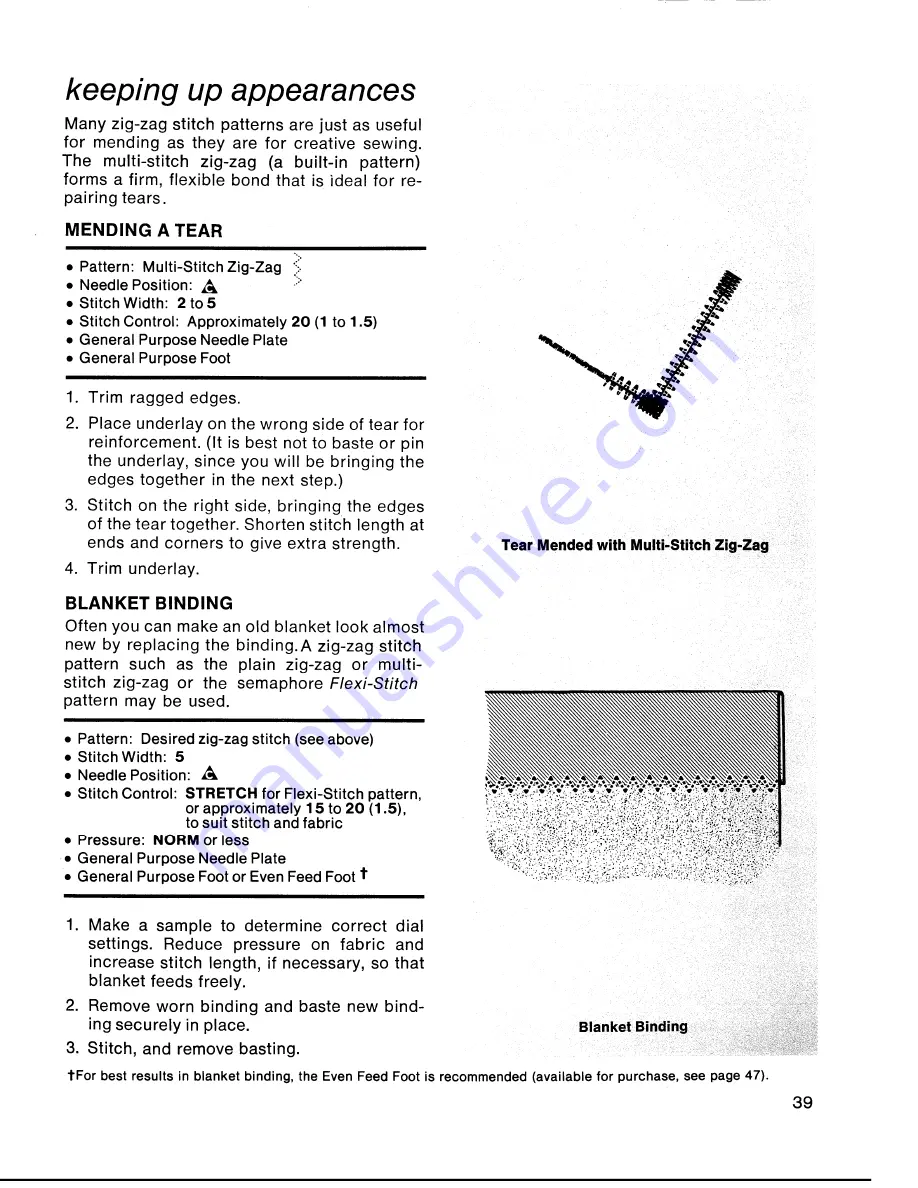 Singer 6704 Instructions Manual Download Page 41