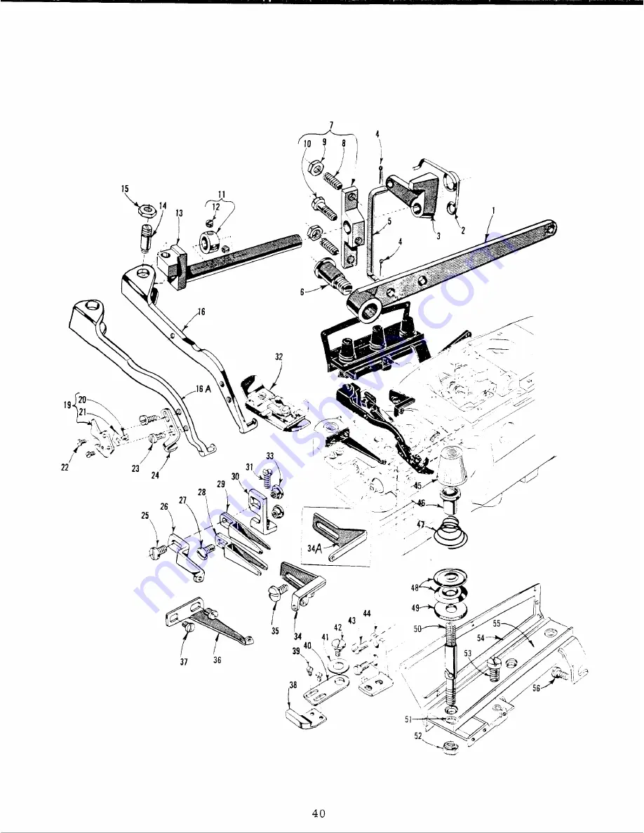 Singer 695B010 Service Manual & Parts List Download Page 36