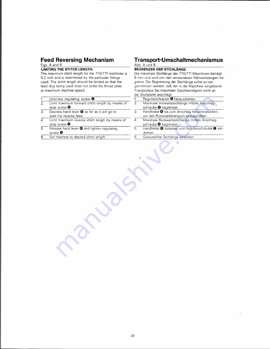 Singer 770 D41 Service Manual Download Page 35