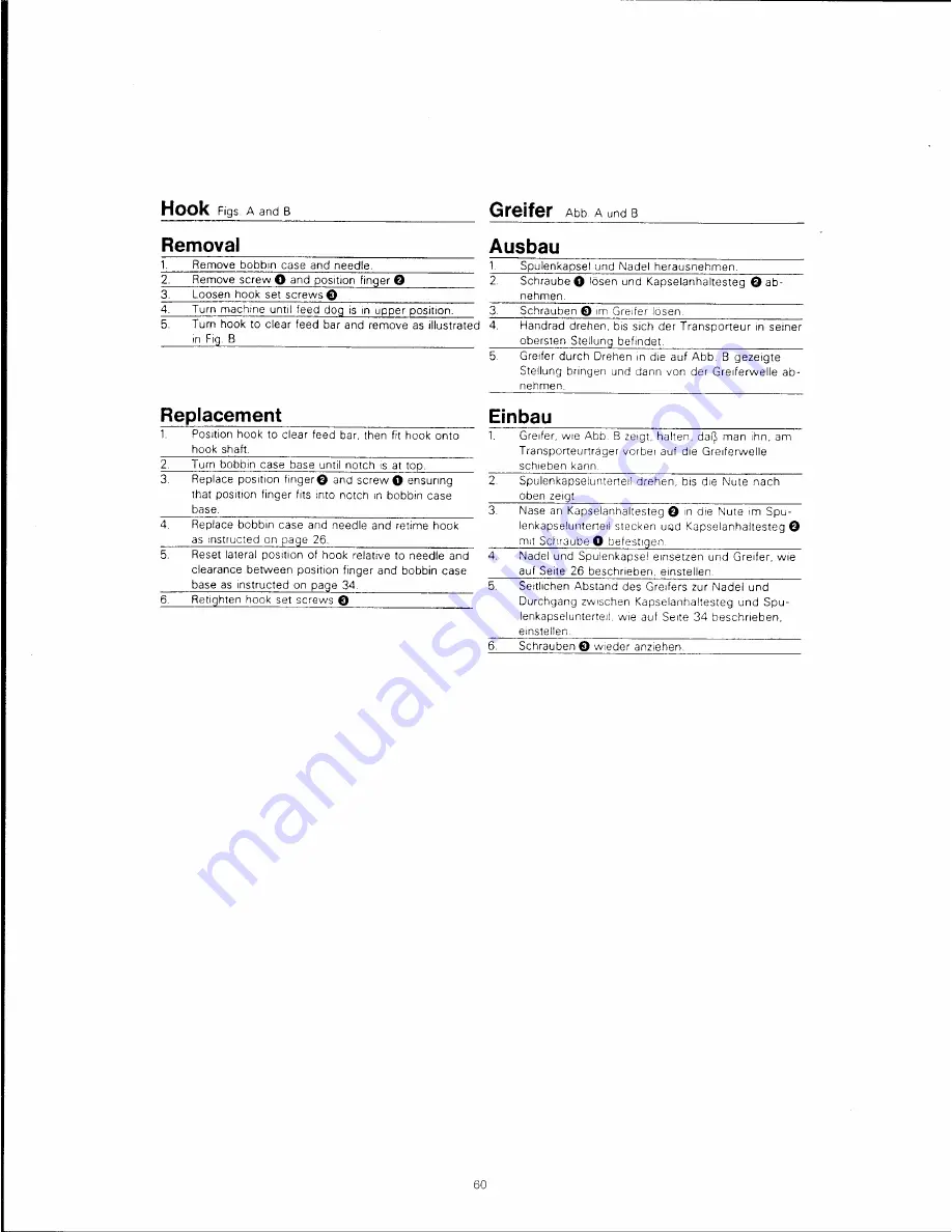 Singer 770 D41 Service Manual Download Page 56