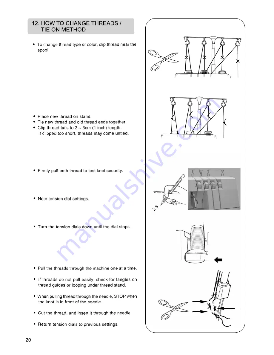 Singer 850CSH Instruction Manual Download Page 24