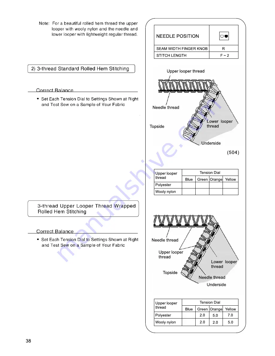 Singer 850CSH Instruction Manual Download Page 42