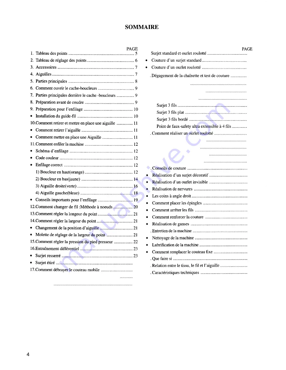 Singer 850CSH Instruction Manual Download Page 114