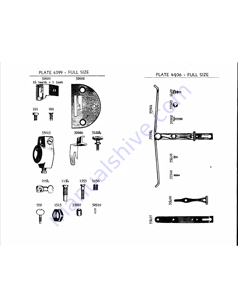 Singer 99-13 List Of Parts Download Page 31