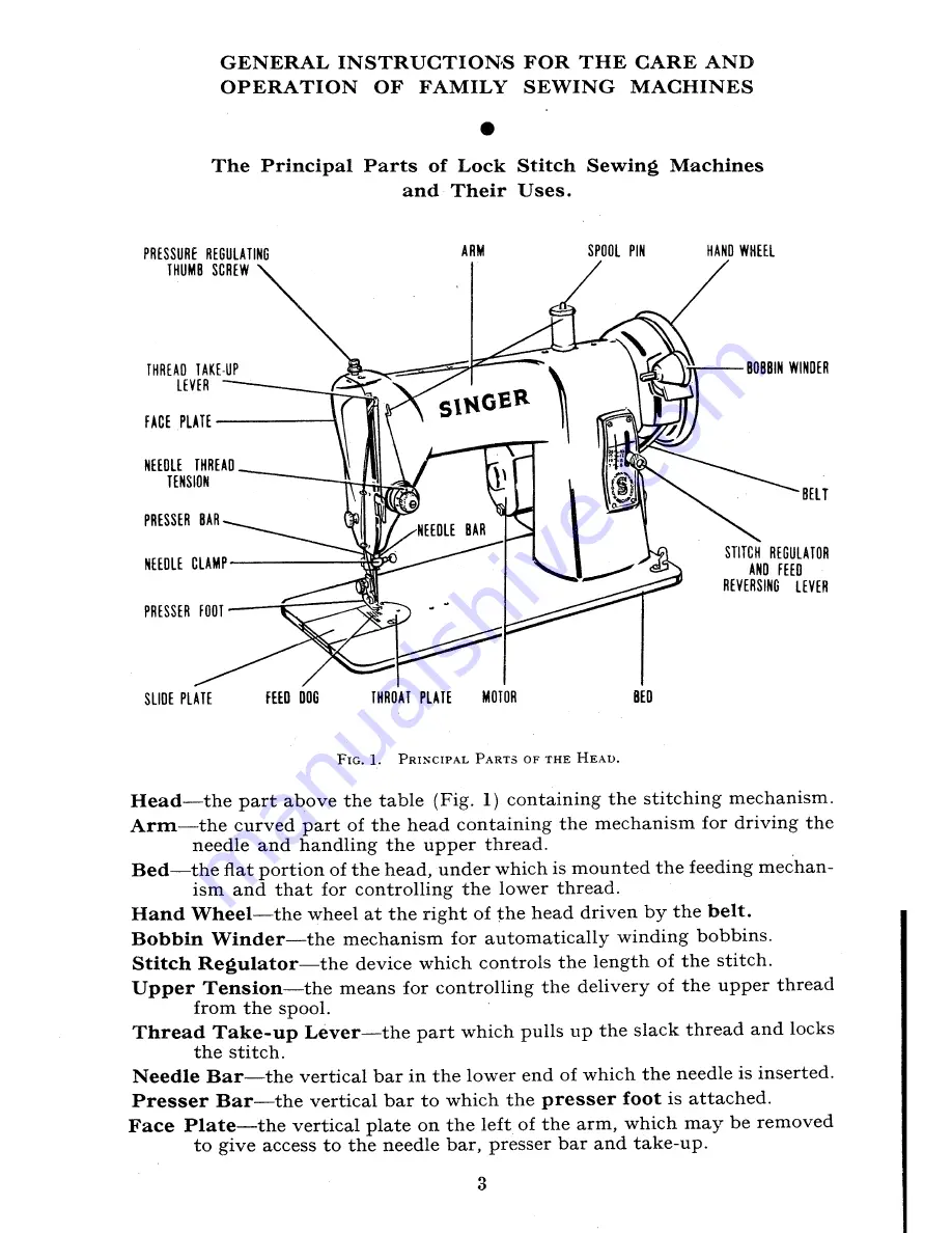 Singer 99K Series Manual Download Page 3