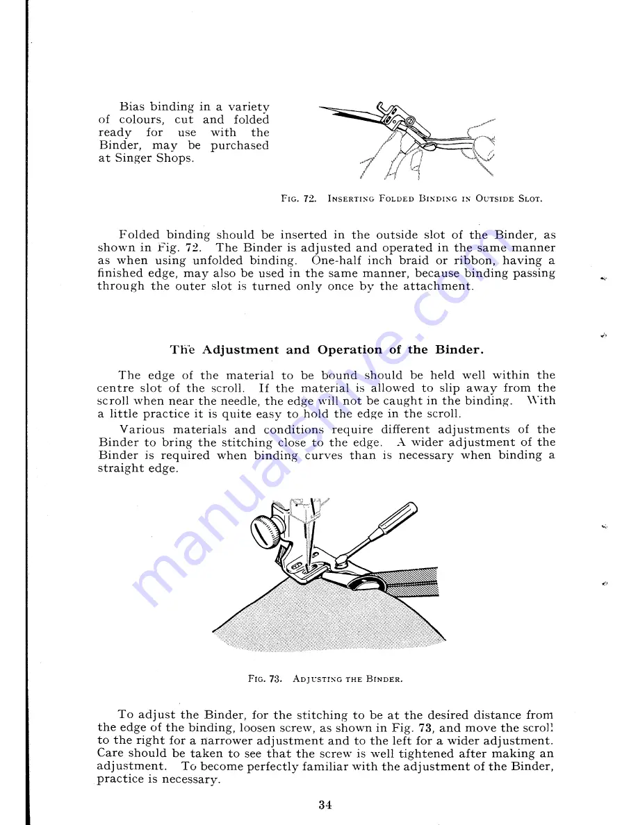 Singer 99K Series Manual Download Page 34