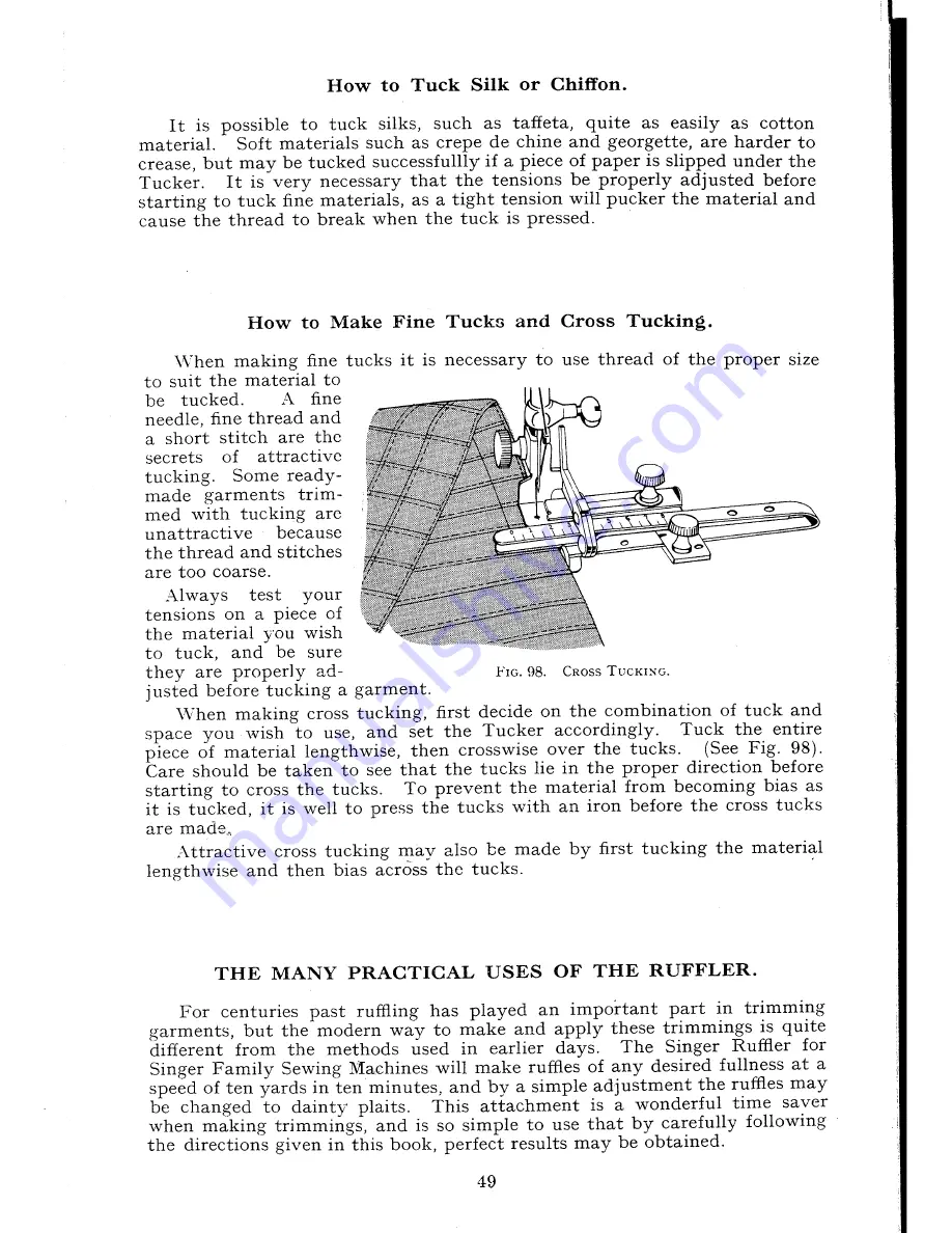 Singer 99K Series Manual Download Page 49