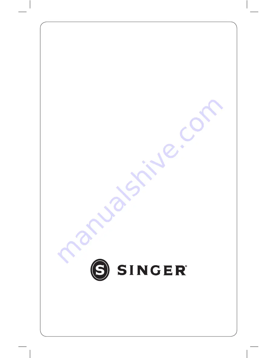 Singer Classic Finish Instruction Manual Download Page 15