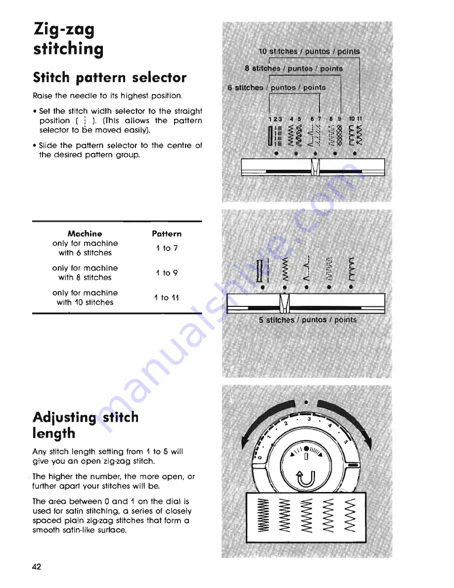 Singer CM17 Instruction Book Download Page 44