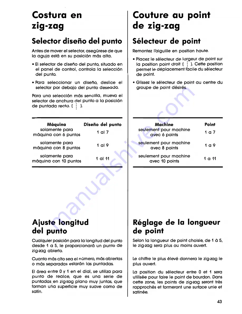 Singer CM17 Instruction Book Download Page 45