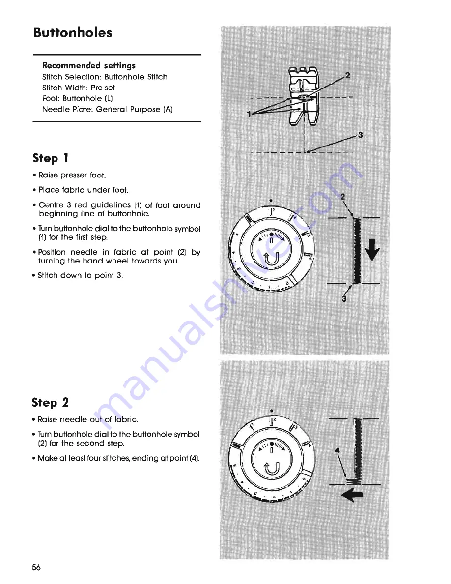 Singer CM17 Instruction Book Download Page 58