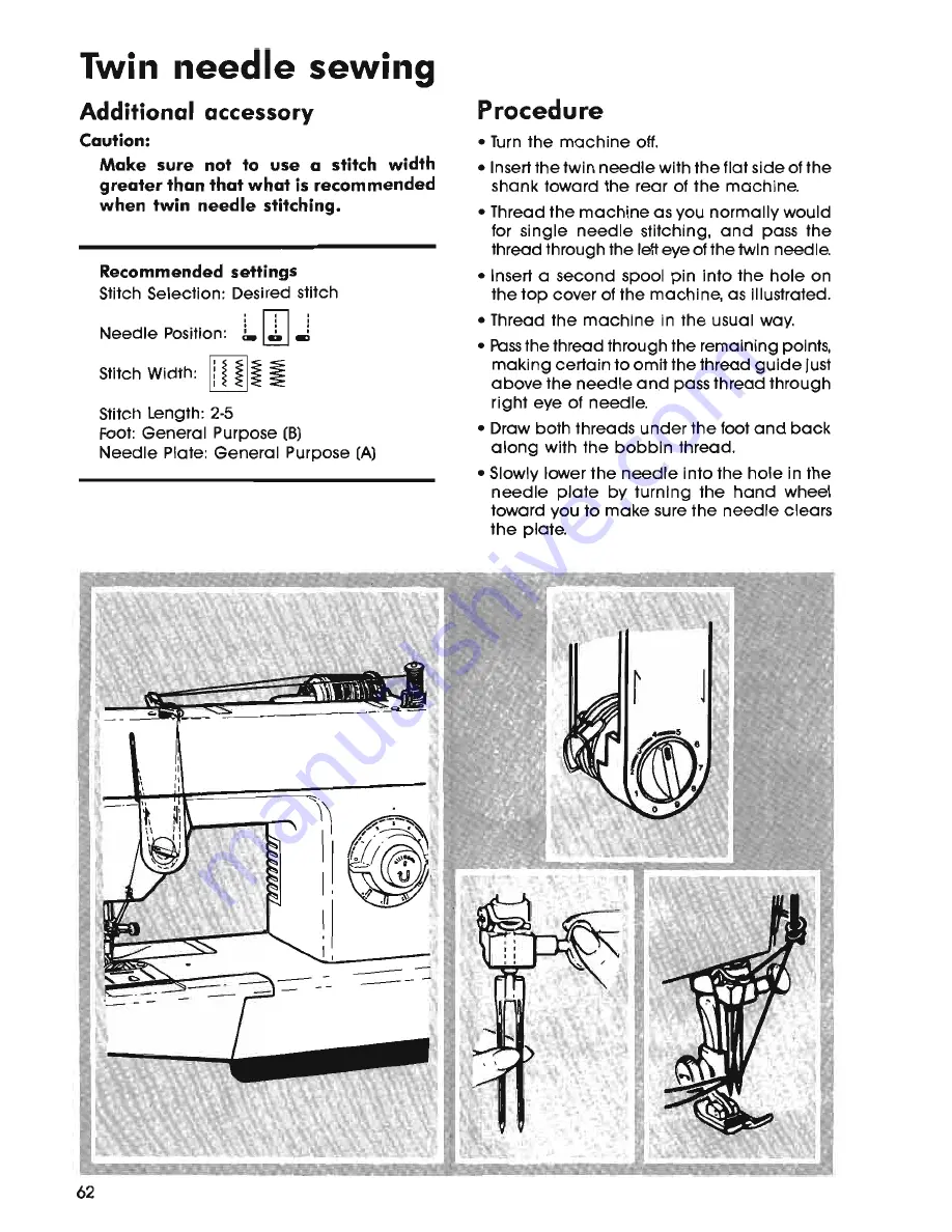 Singer CM17 Instruction Book Download Page 64