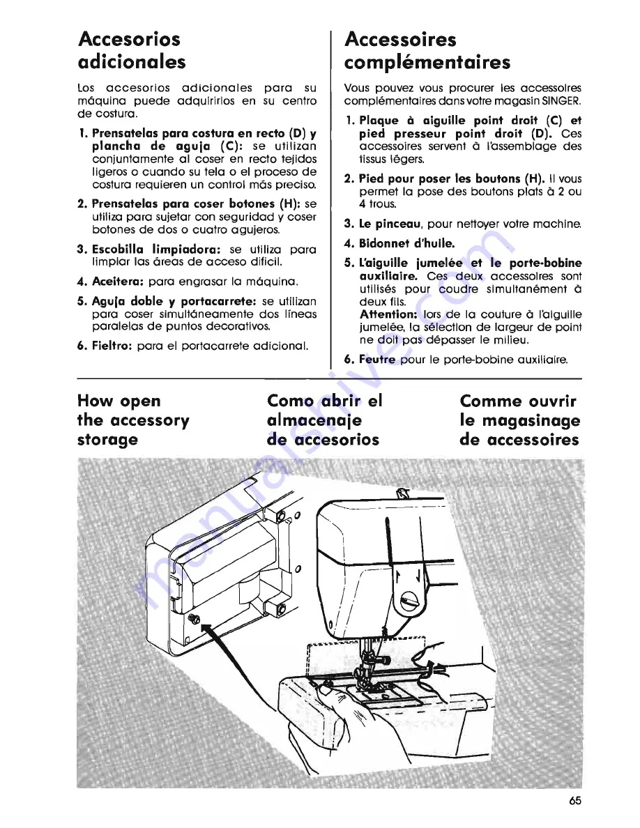 Singer CM17 Instruction Book Download Page 67