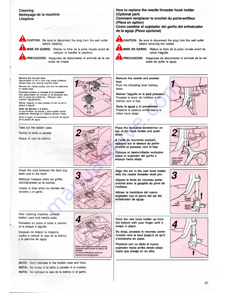 Singer FUTURA 4000 N Instruction Manual Download Page 41