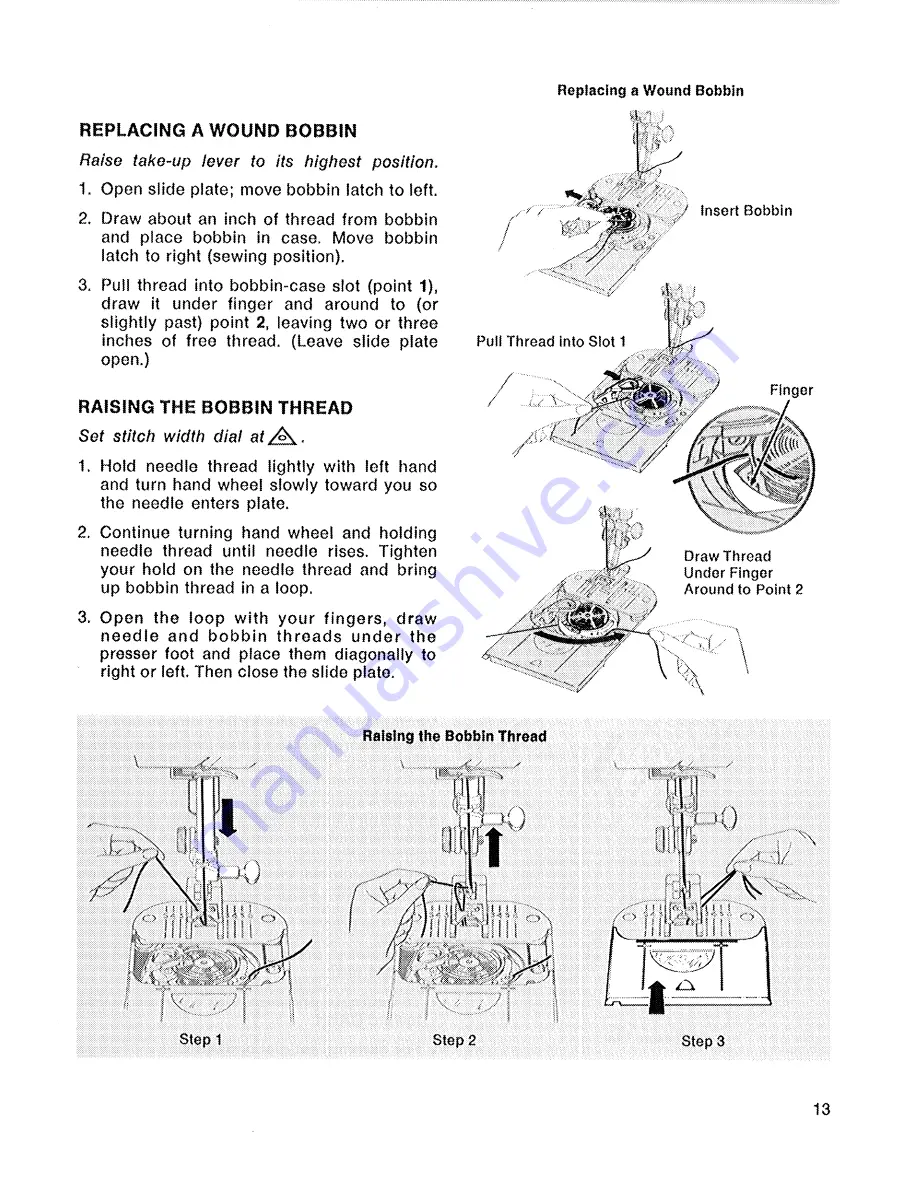 Singer Futura 900 Manual Download Page 19