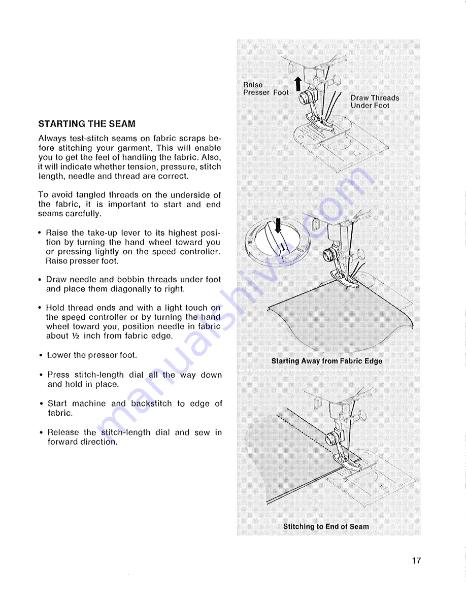 Singer Futura 900 Manual Download Page 23