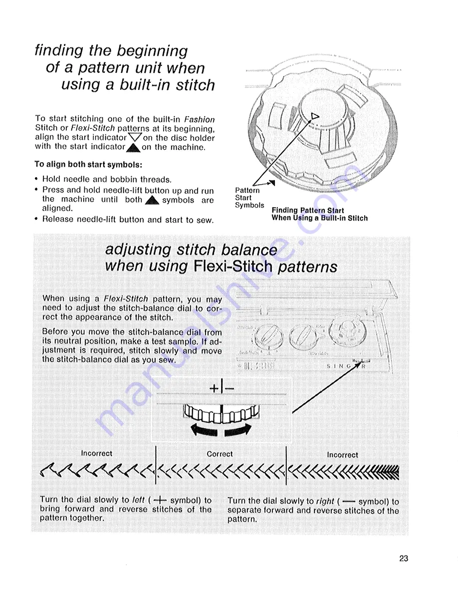 Singer Futura 900 Manual Download Page 29