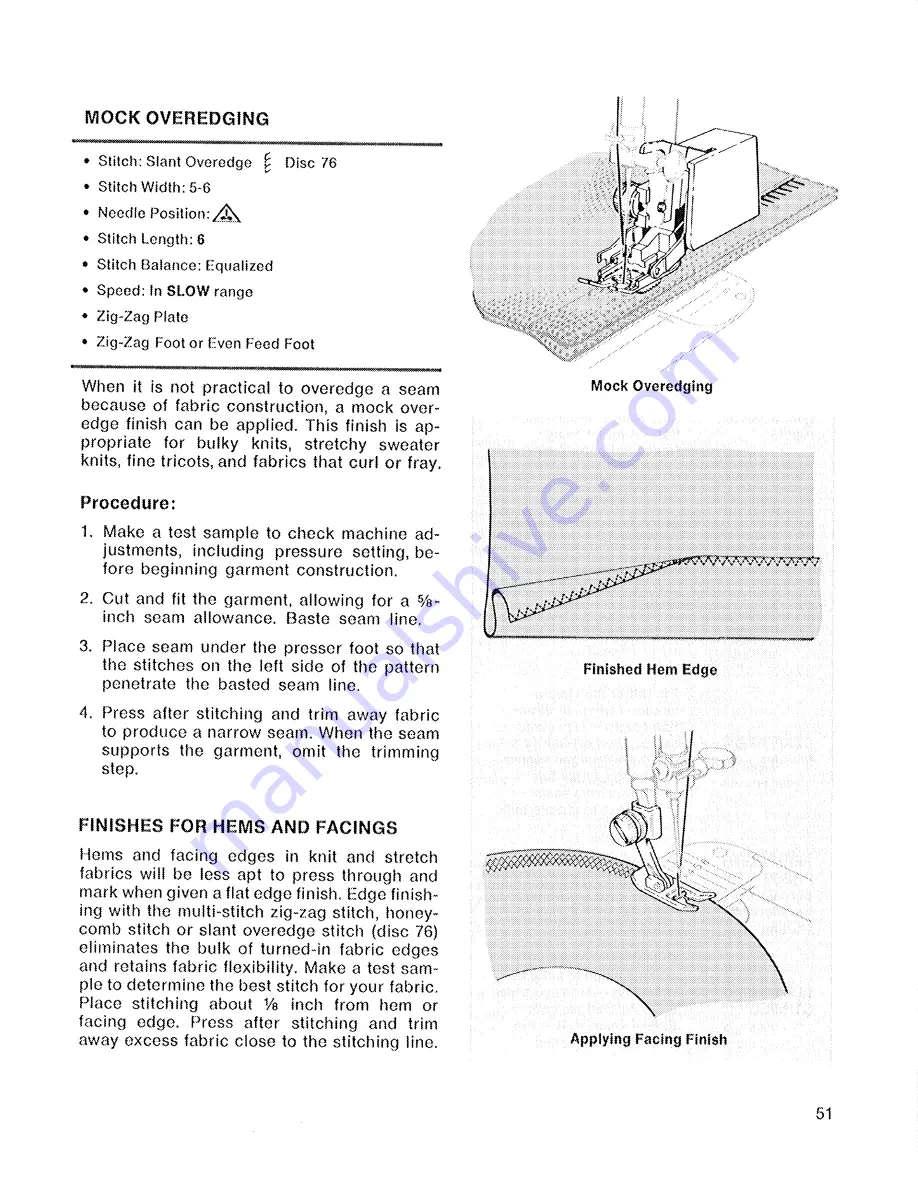 Singer Futura 900 Manual Download Page 57