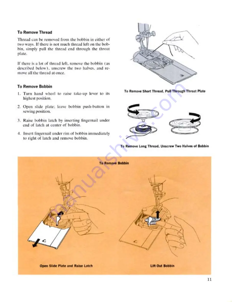 Singer Golden Touch & Sew 620 Instructions Manual Download Page 13