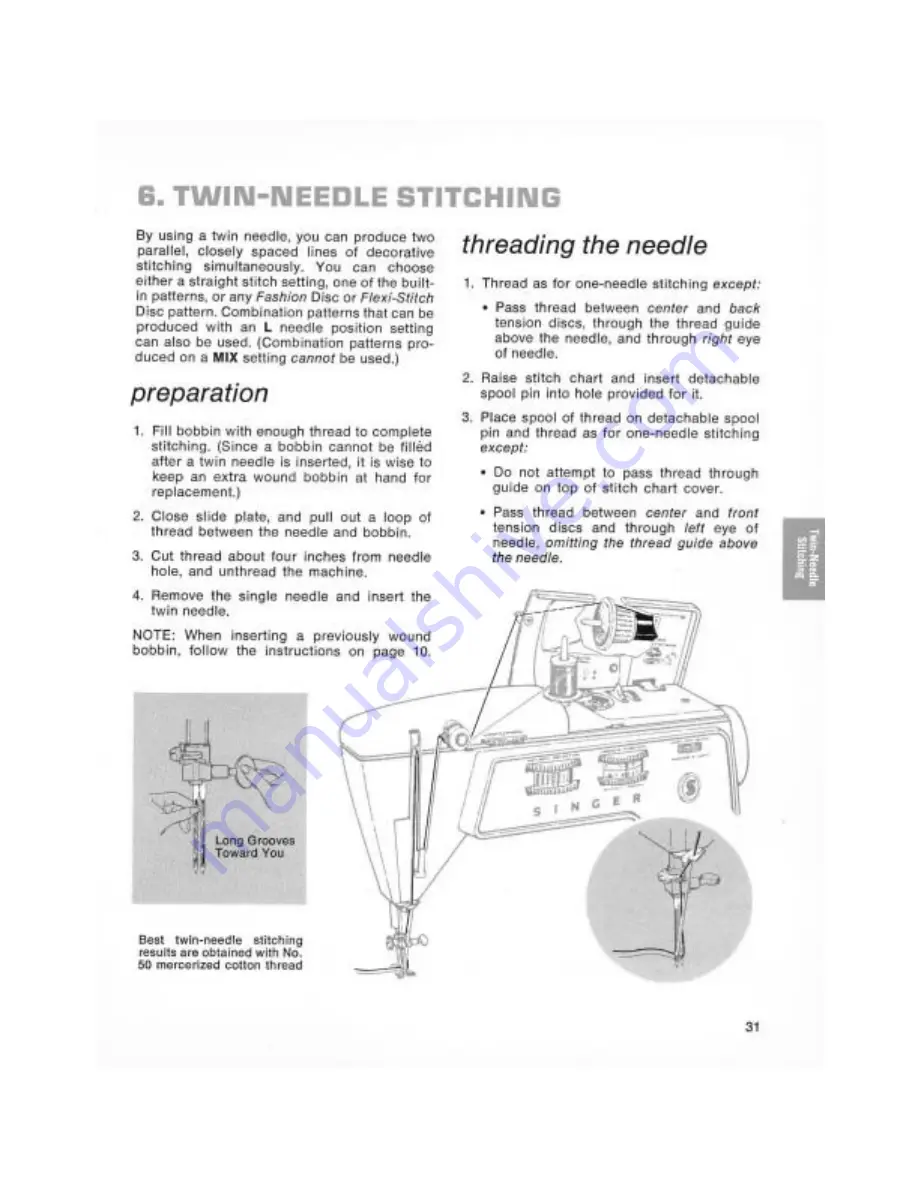 Singer Golden Touch & Sew 750 Instructions Manual Download Page 37