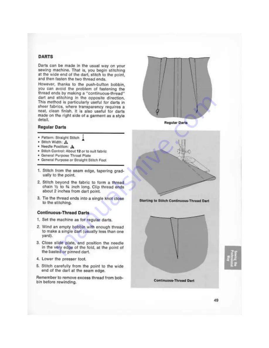 Singer Golden Touch & Sew 750 Instructions Manual Download Page 55