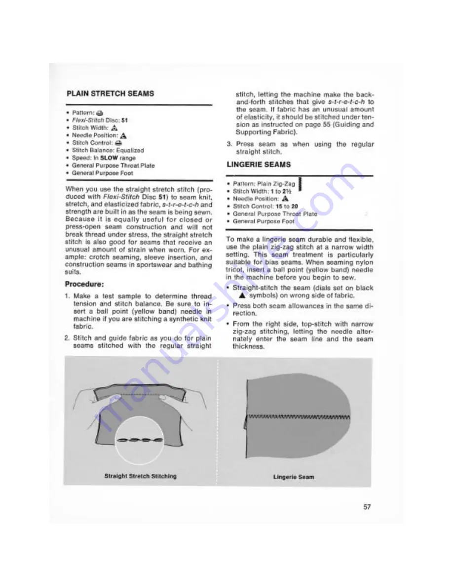 Singer Golden Touch & Sew 750 Instructions Manual Download Page 63