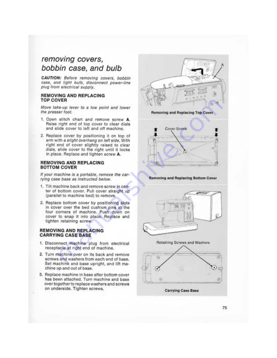 Singer Golden Touch & Sew 750 Instructions Manual Download Page 81