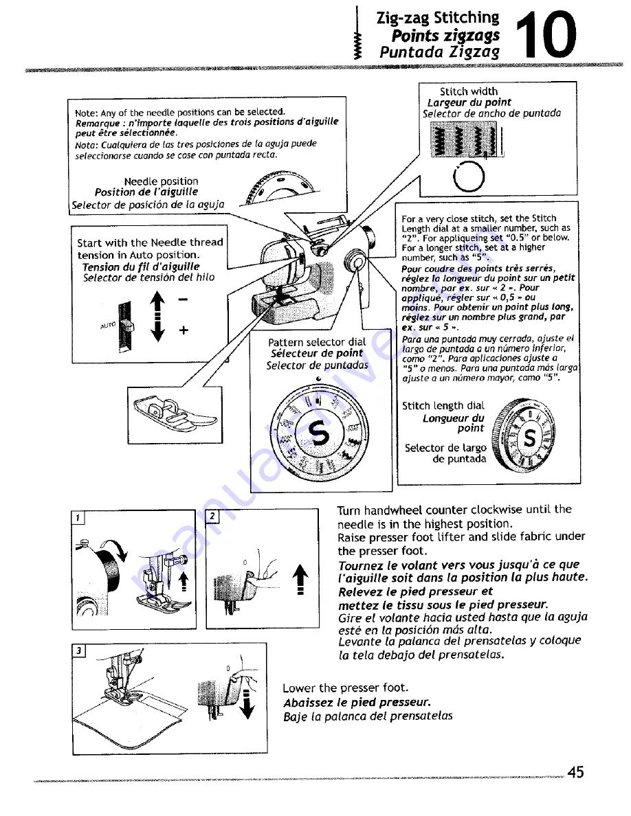 Singer Inspiration 4220 Instruction Book Download Page 46