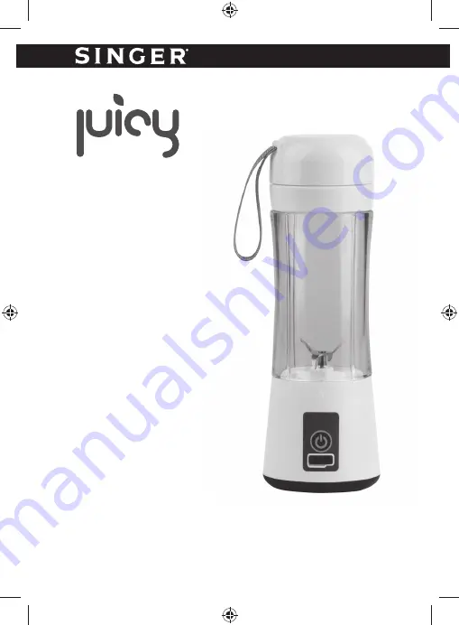 Singer juicy PB 138GR Instruction Manual Download Page 1