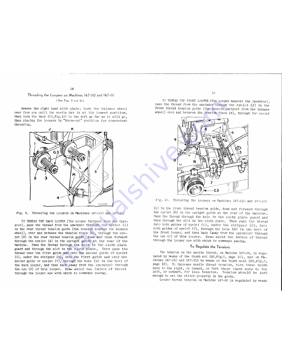 Singer M147-110 Instruction Manual Download Page 9