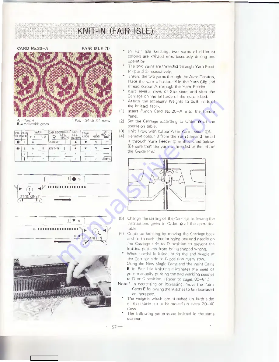 Singer Memo-Matic 329 Instruction Book Download Page 63