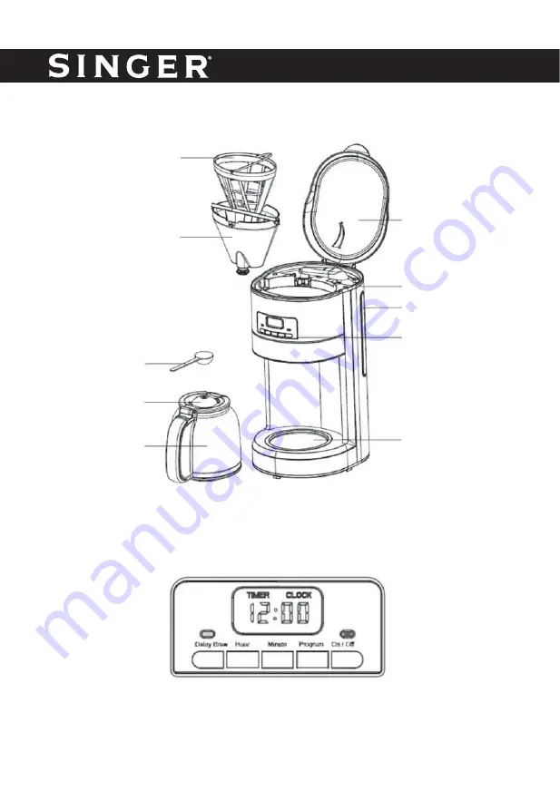 Singer SFC-1810D Instruction Manual Download Page 5