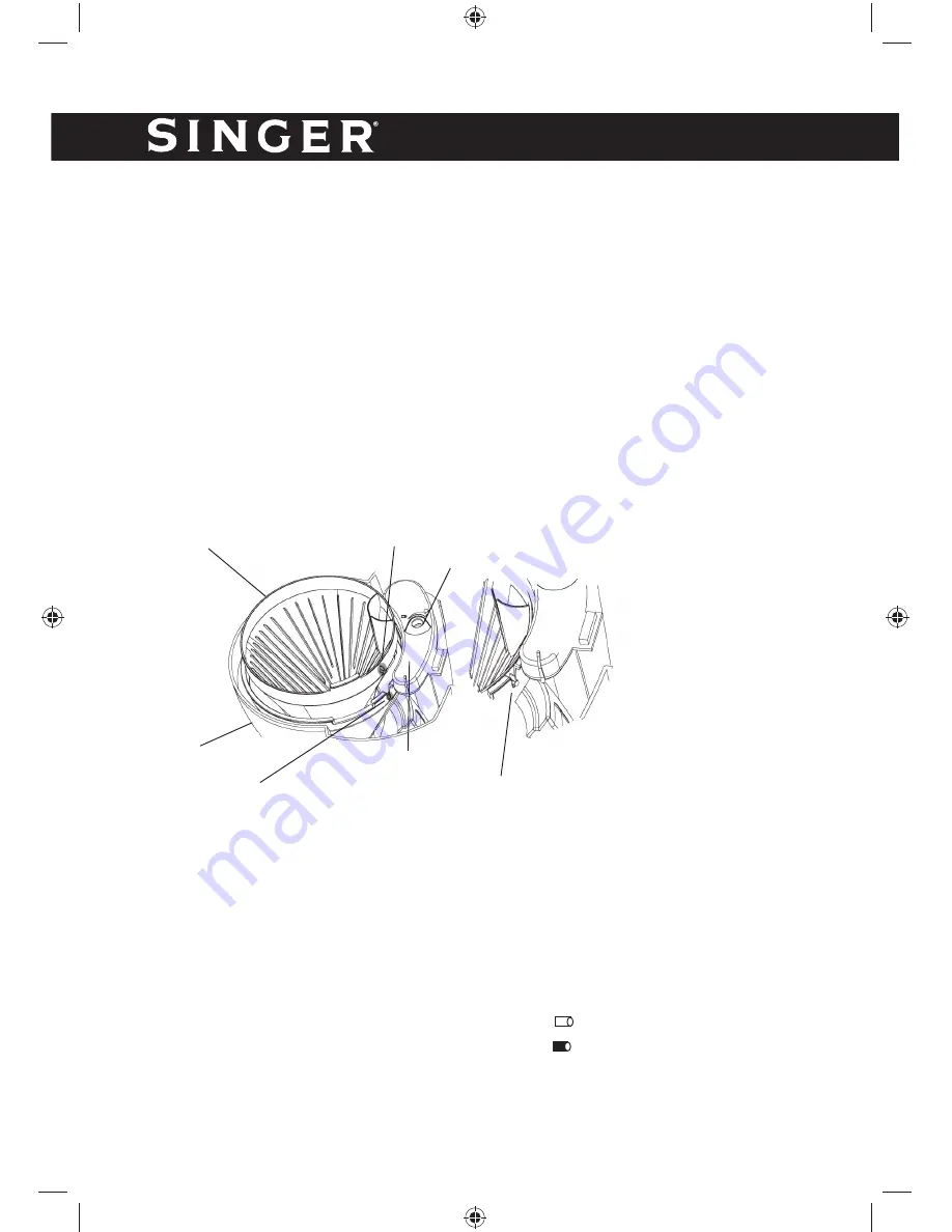 Singer SFC610 Скачать руководство пользователя страница 9