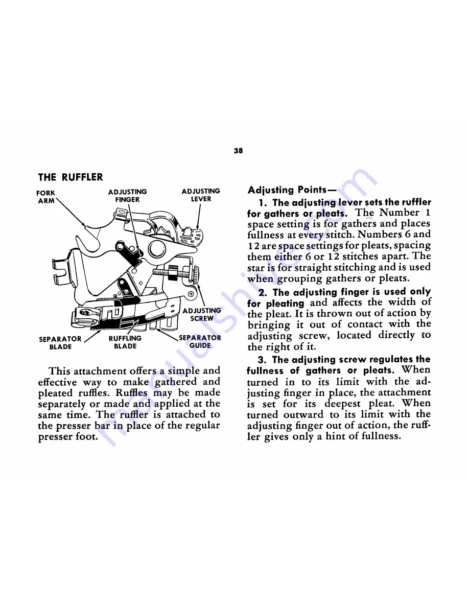 Singer Slant Needle Instructions For Using Manual Download Page 40