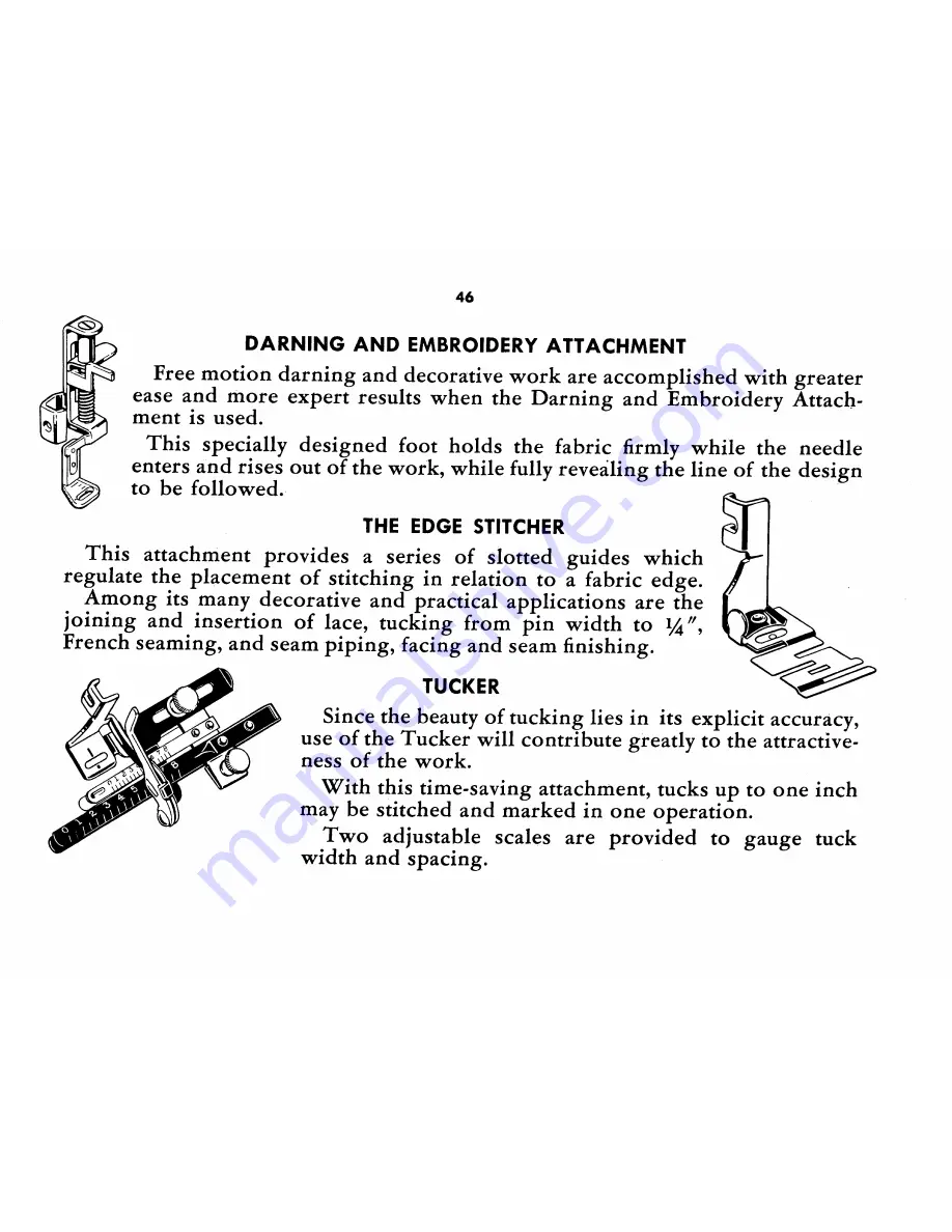 Singer Slant Needle Instructions For Using Manual Download Page 48