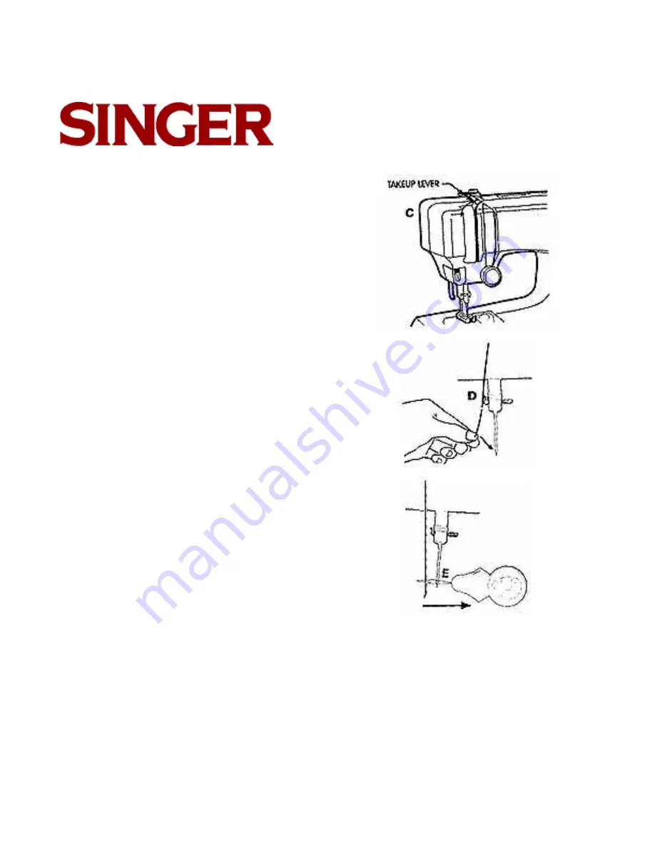 Singer TINY TAYLOR TT700 Скачать руководство пользователя страница 13