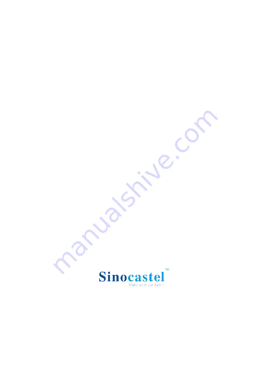 SinoCastel IDD-213W User Manual Download Page 1