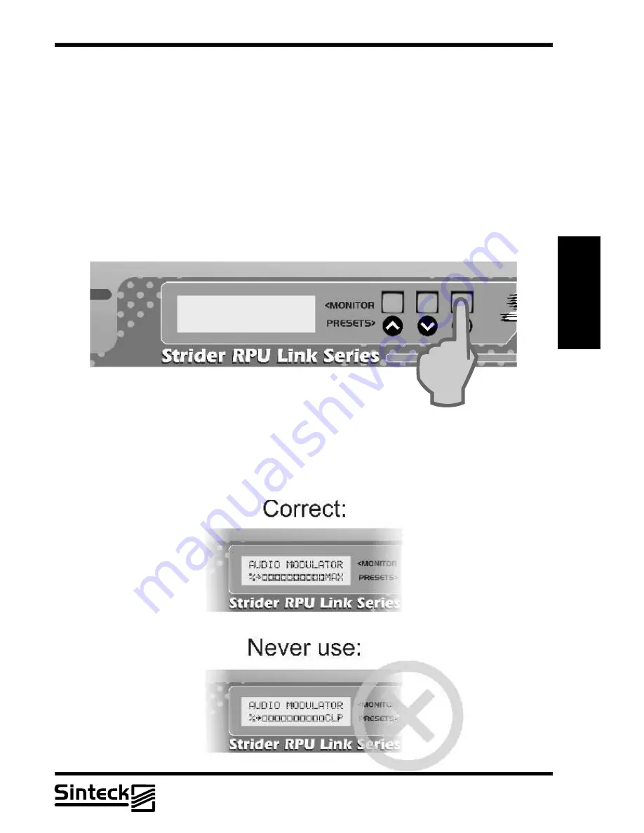 Sinteck RPU Link User And Technical Manual Download Page 30