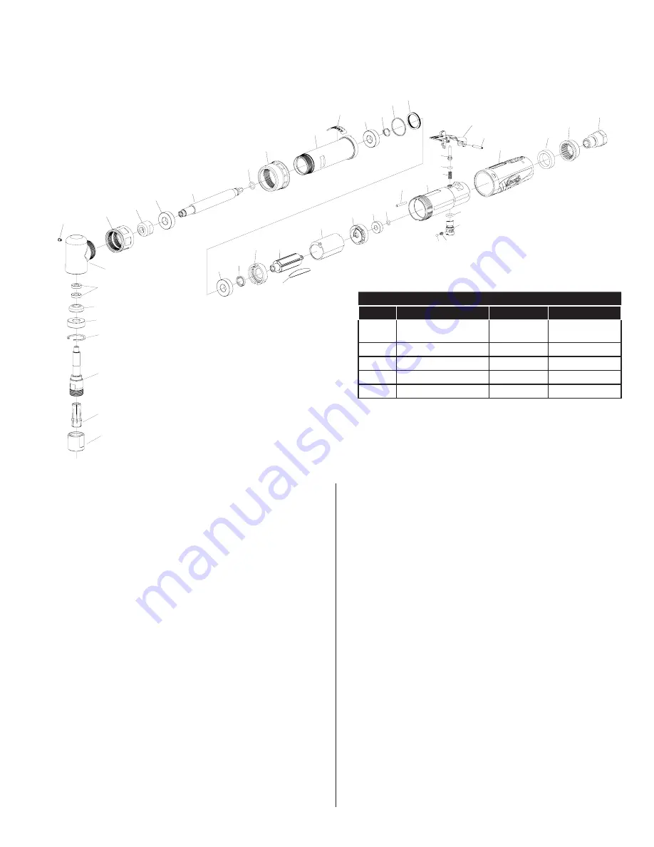 Sioux Tools SAG03S SERIES Instructions-Parts List Manual Download Page 23