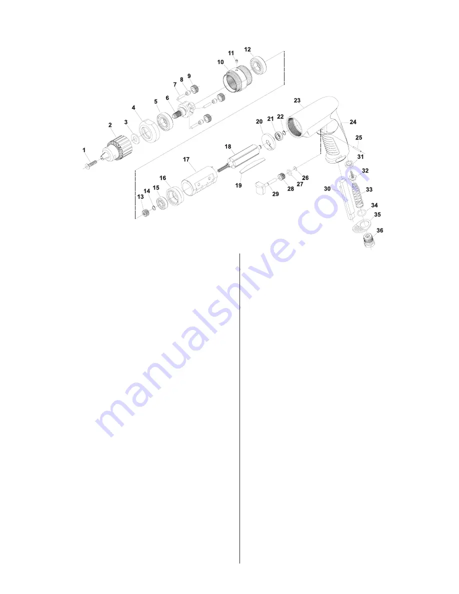 Sioux Tools SDR10P Original Instructions Manual Download Page 24